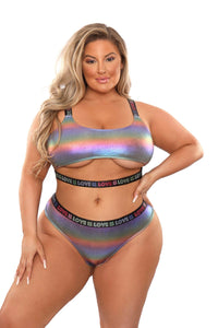 Love is Love Crop Top or Panty
