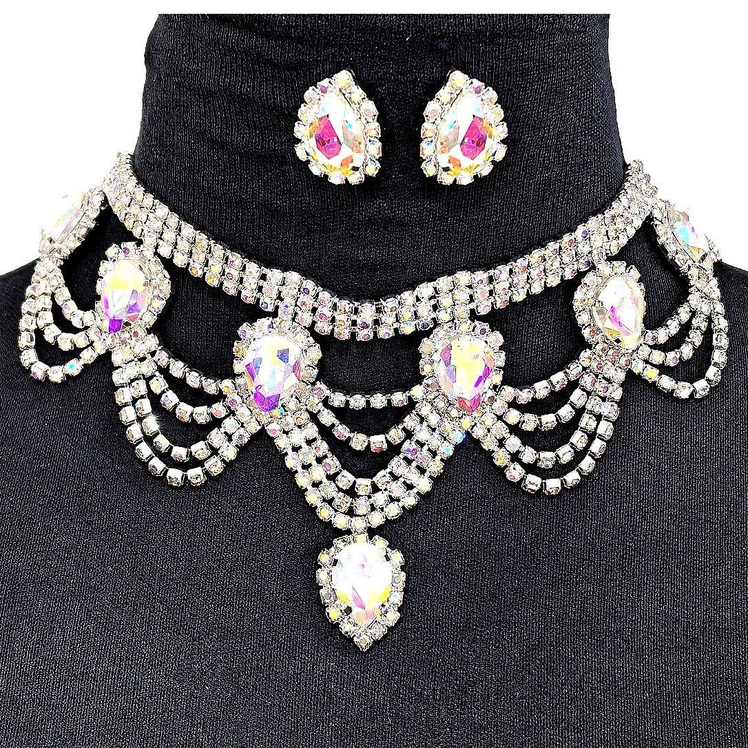 Swag Choker Necklace Set
