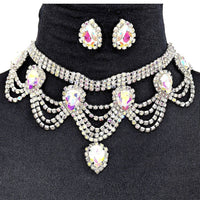 Swag Choker Necklace Set