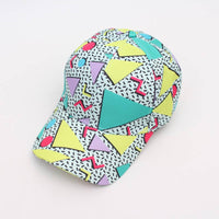 Geo Print Baseball Cap
