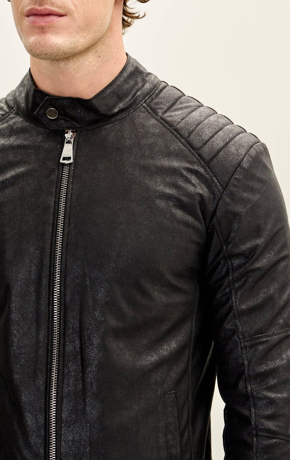 Men's Rider Motto Jacket - Black