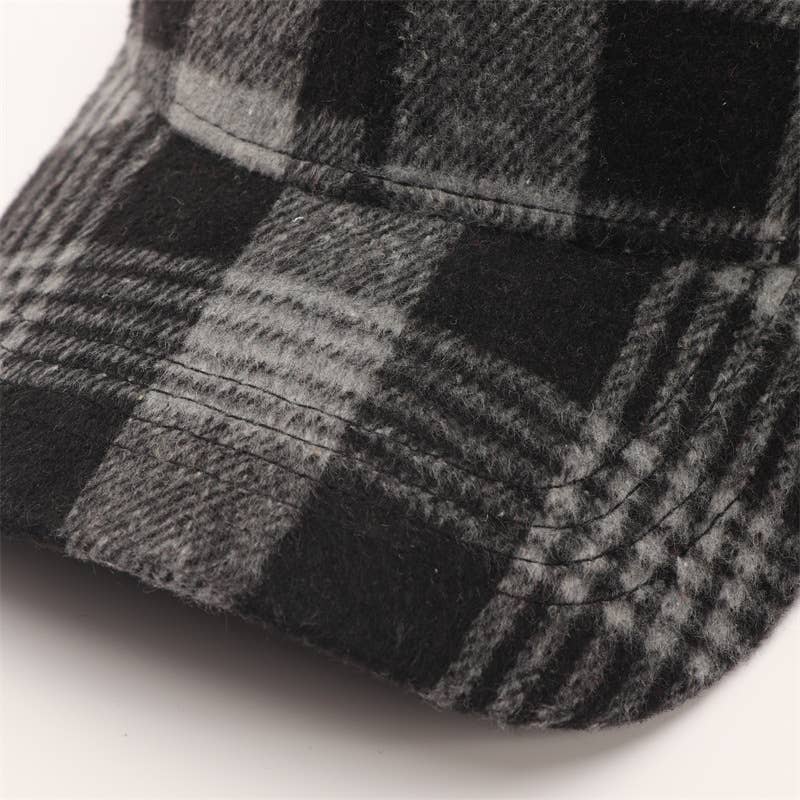 Plaid Baseball Cap