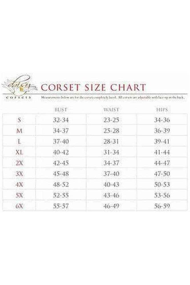 Corset Black w/Lace Overlay