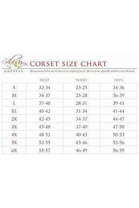 Corset Black w/Lace Overlay