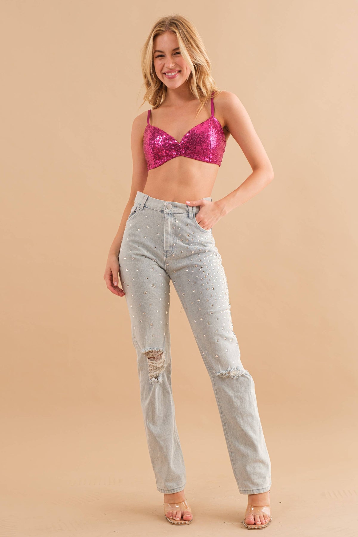 Sequin Bralette