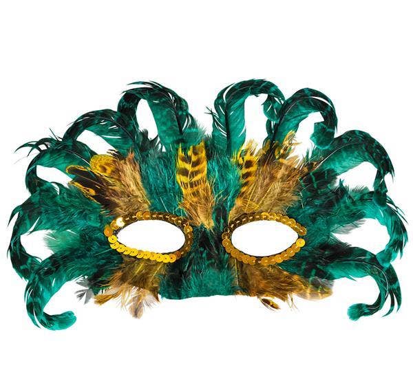 MARDI GRAS FEATHER MASKS 50PCS/PACKS