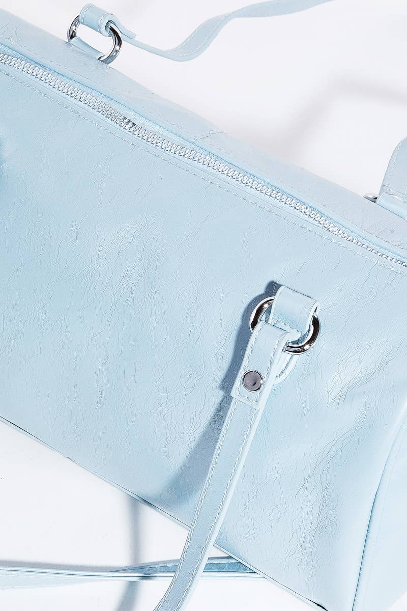 Mini Pocket Glossy Barrel Bag