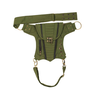 Bikers Sling-Hip Bag With thigh Belt