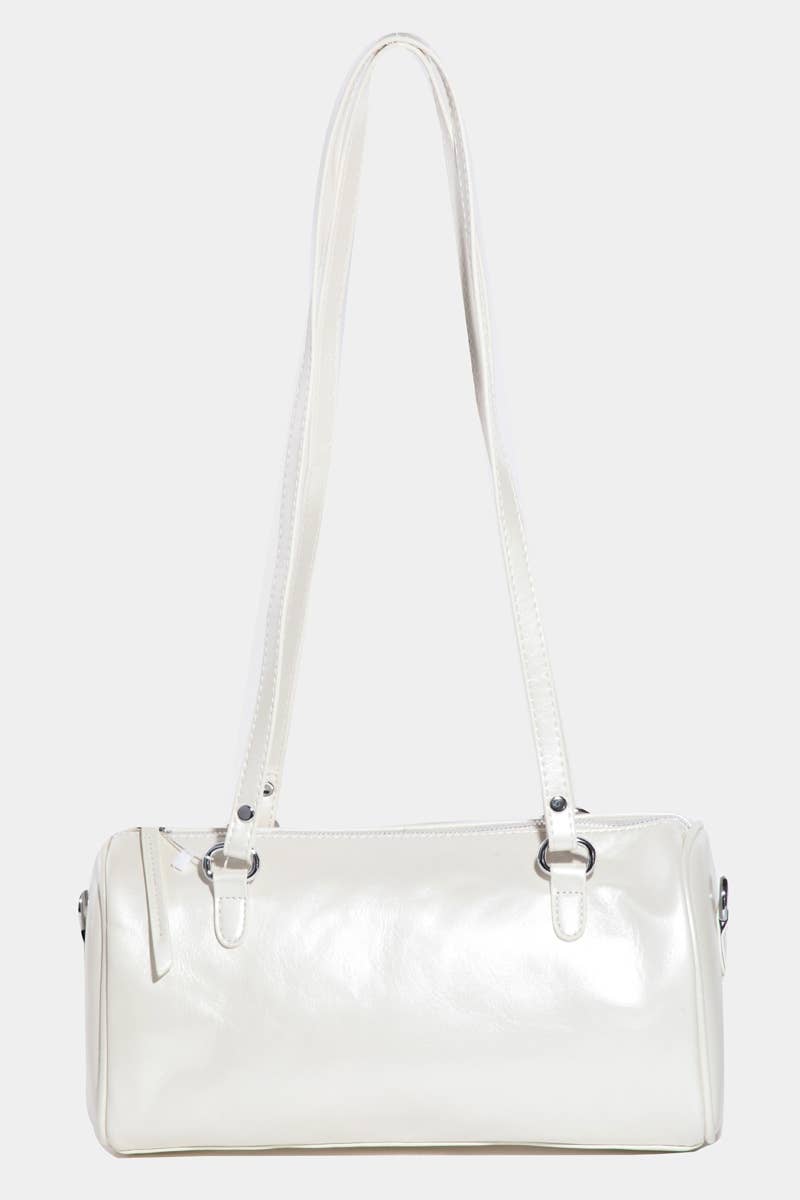 Mini Pocket Glossy Barrel Bag