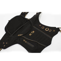 Bikers Sling-Hip Bag With thigh Belt