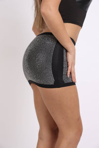Rhinestone miniskirt