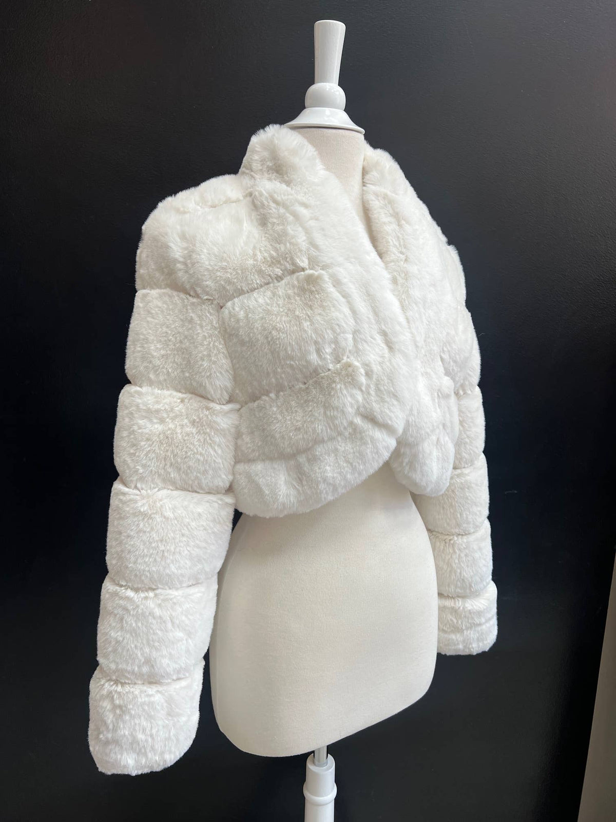 Cropped Fur Coat