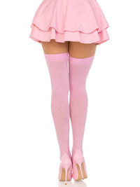 Luna Thigh High Stockings: White / One Size