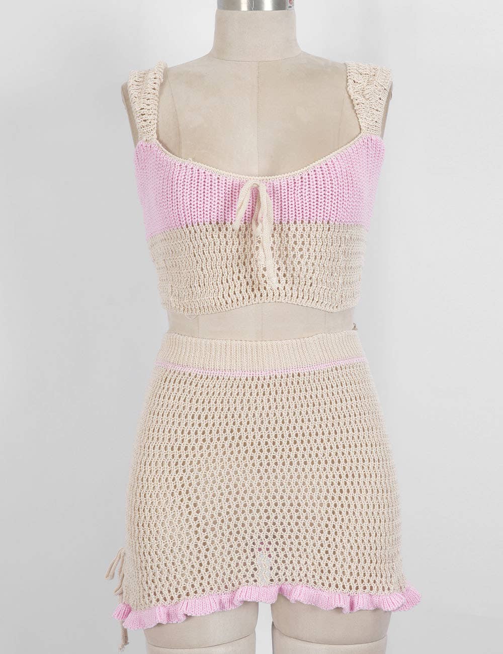 Knit crochet Top or Skirt
