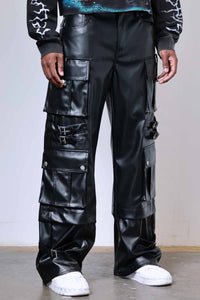 PU Y2K CARGO PANTS