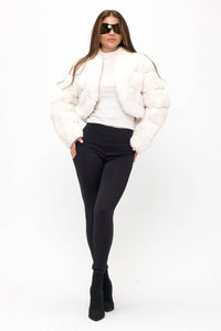 Cropped Fur Coat