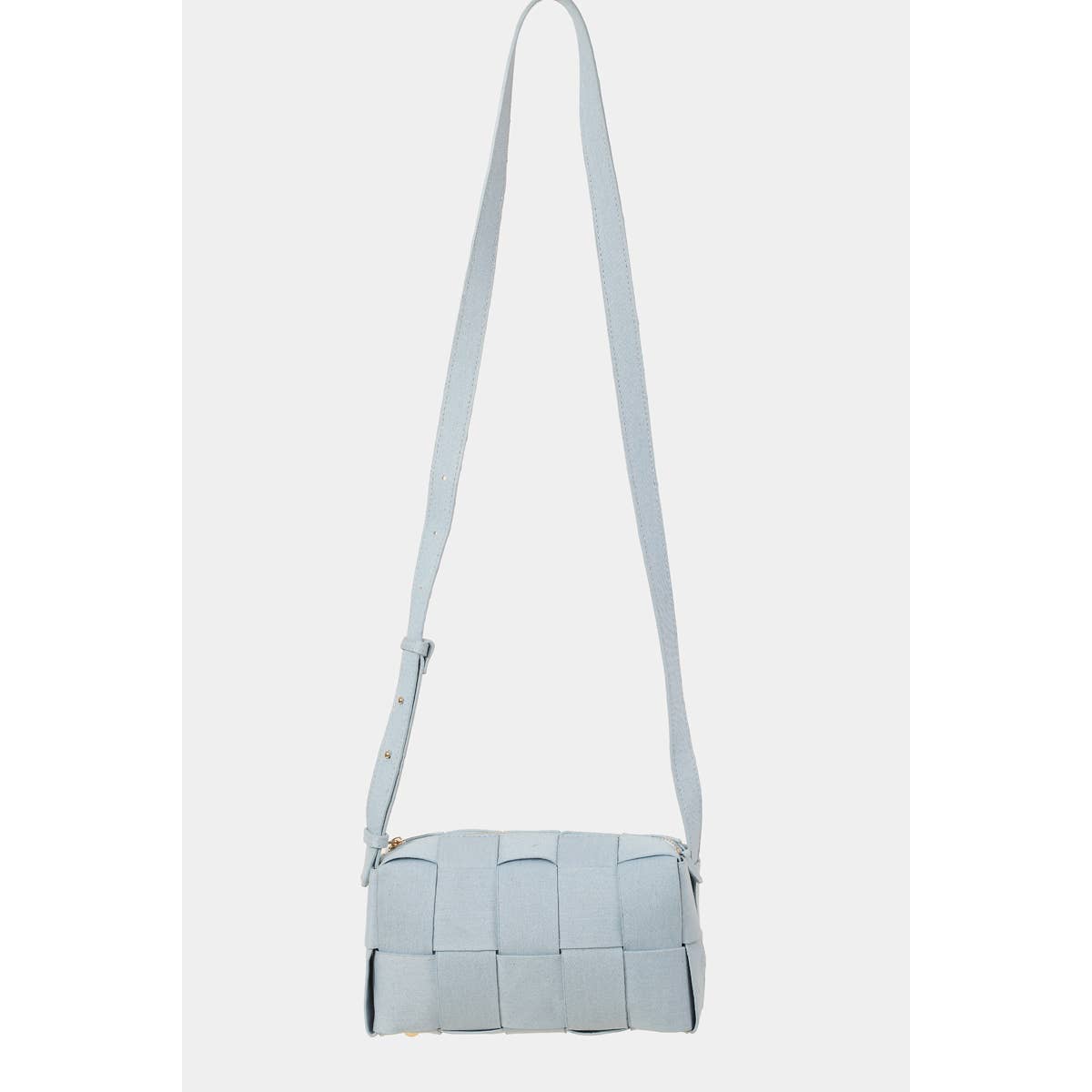 Leather Woven Shoulder Bag