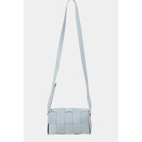 Leather Woven Shoulder Bag