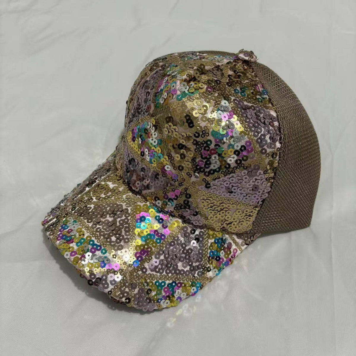 Sequin baseball cap