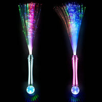15" MAGIC BALL FIBER OPTIC WAND