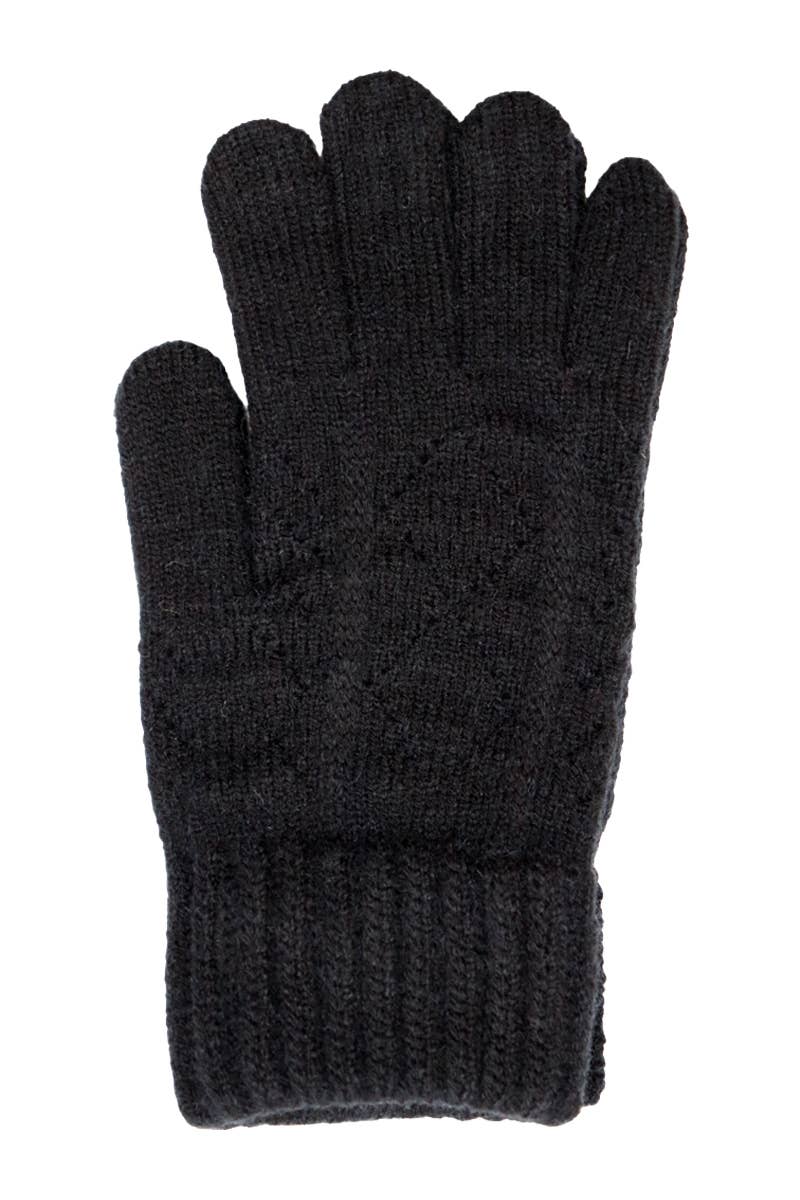 Diamond Vent Slit Fingertip Touchscreen Gloves