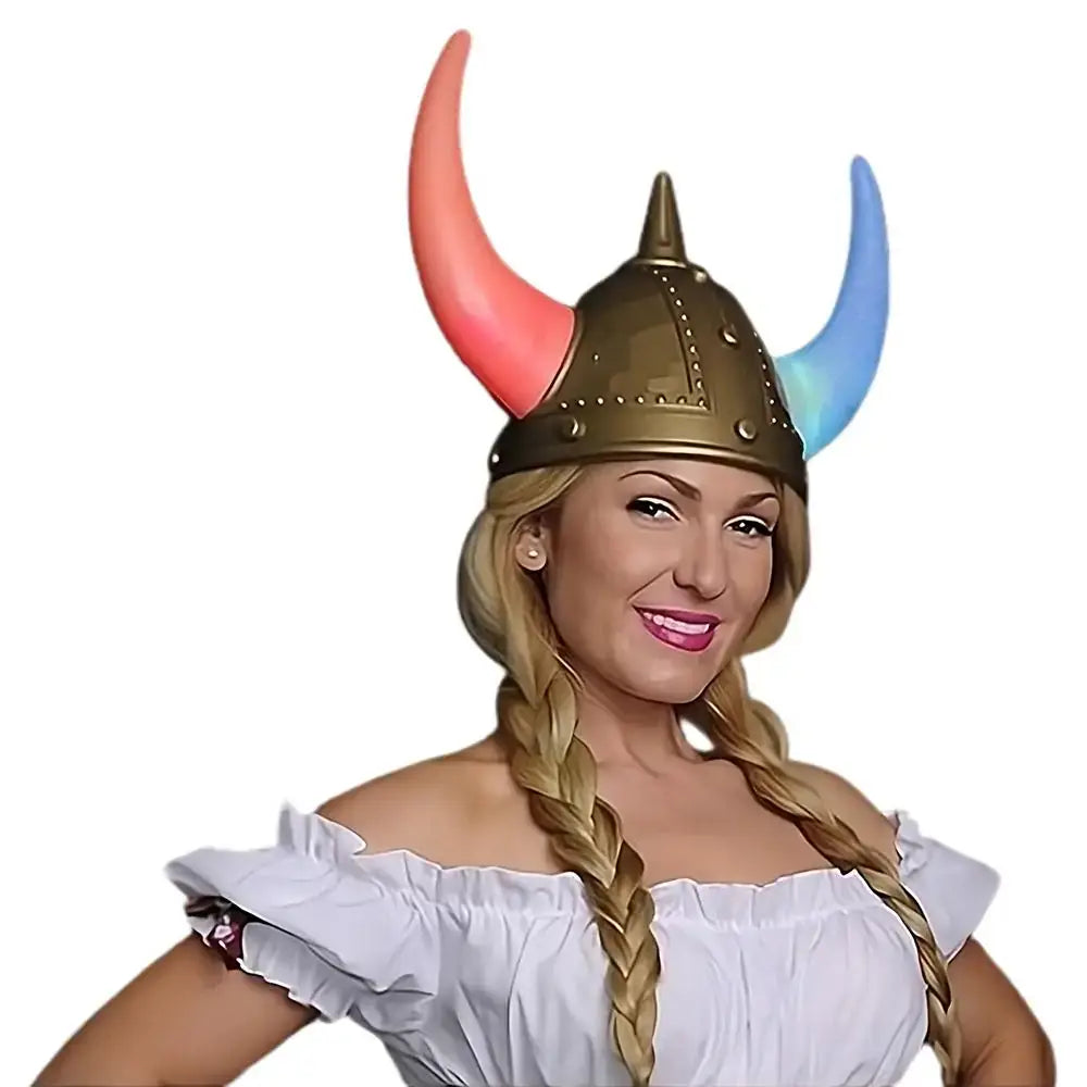 Viking Helmet with Light Up Horns