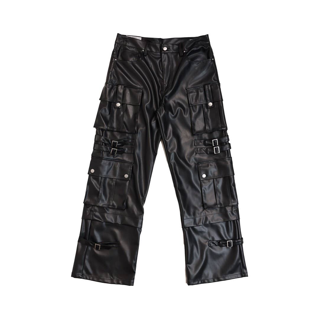 PU Y2K CARGO PANTS