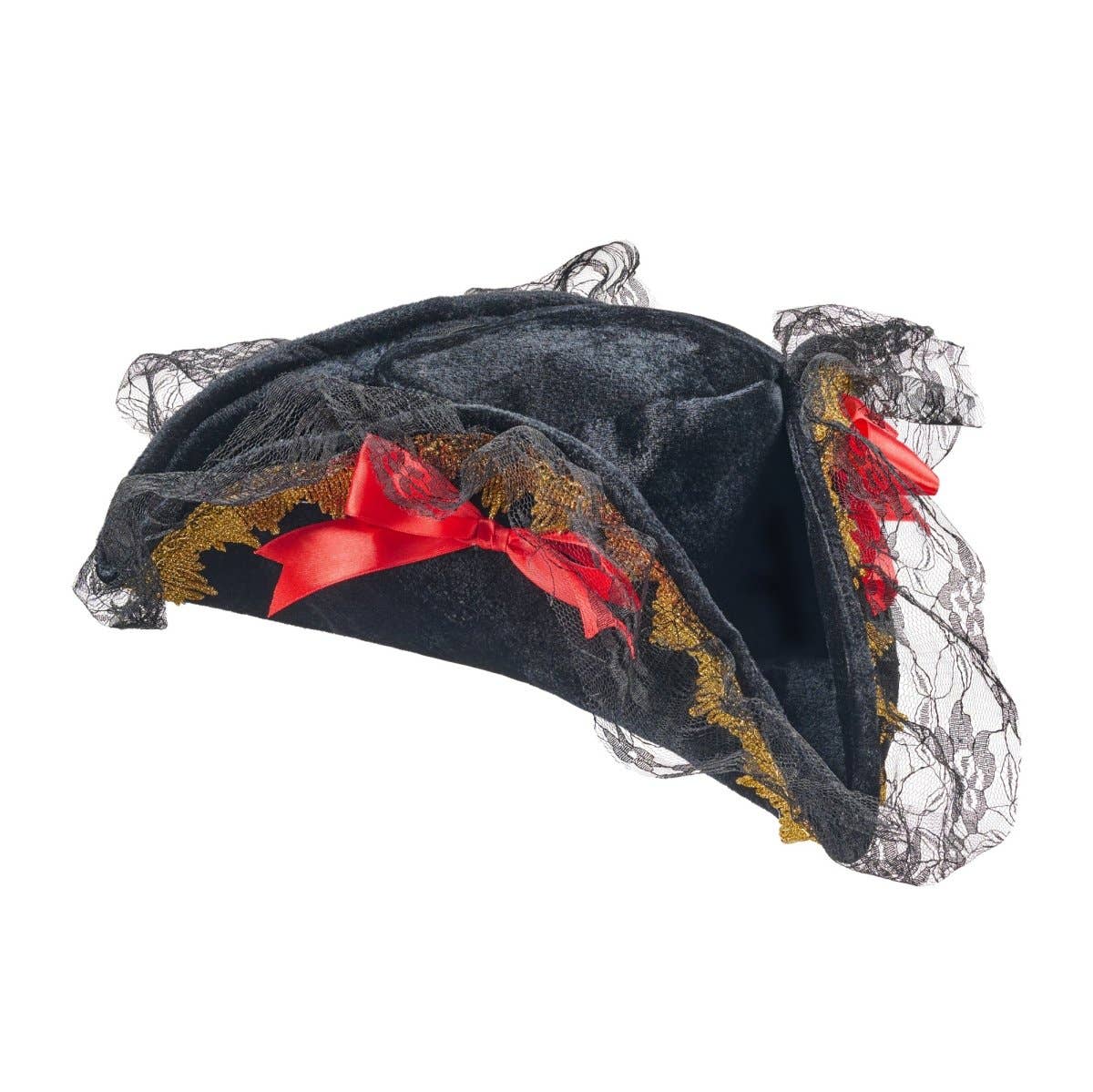 Lace Pirate  Costume Hat