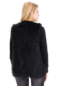 Angora Fur Vest with Hook