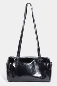 Mini Pocket Glossy Barrel Bag