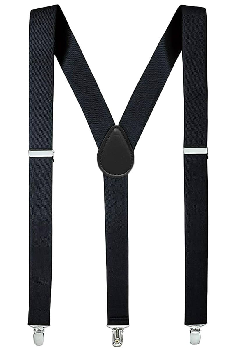 Slim Elastic Sweatband Clip-On Y-Back Suspenders
