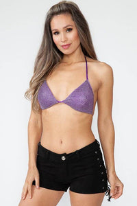 Rhinestone bikini top