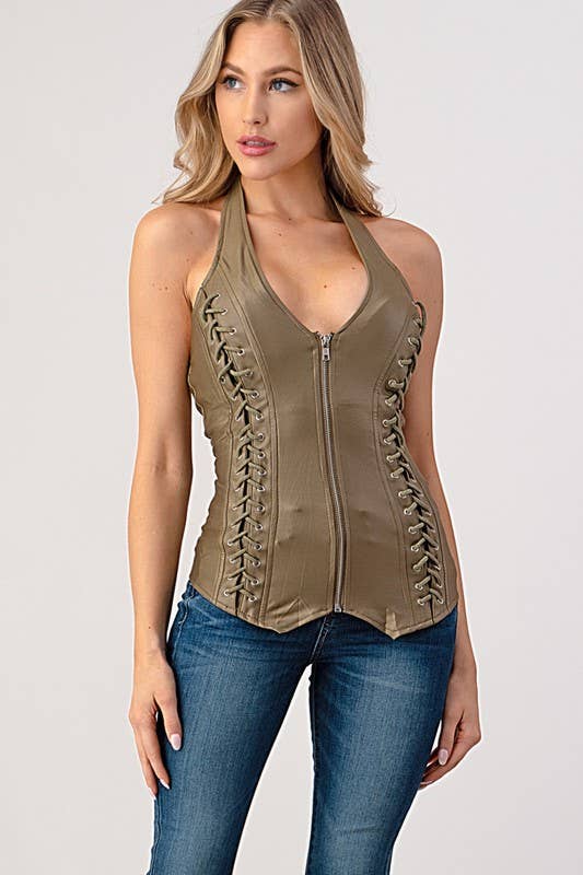 Military Halter Top