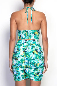 Tropical Halter Top or Mini Skirt