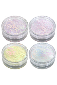 Body and Face Iridescent Makeup Glitter Pots - 24 Pcs