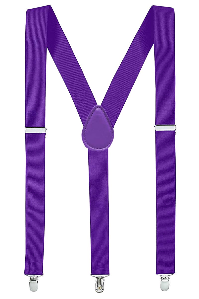 Slim Elastic Sweatband Clip-On Y-Back Suspenders