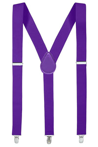 Slim Elastic Sweatband Clip-On Y-Back Suspenders