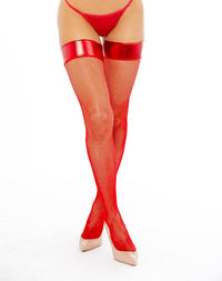 Fishnet Stocking With Vinyl Top (BOXED)