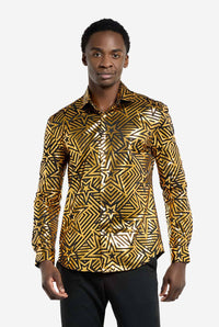 Golden Geo Star Shirt
