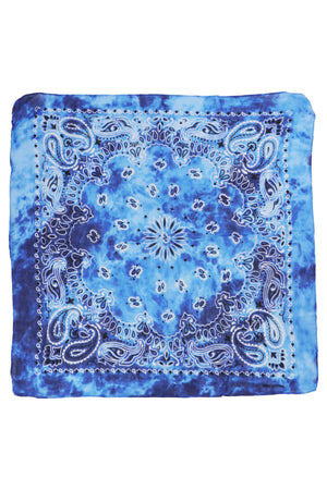 Paisley Tie Dye Marble Gradient Cotton Bandana