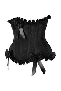 Black Burlesque Underbust Corset