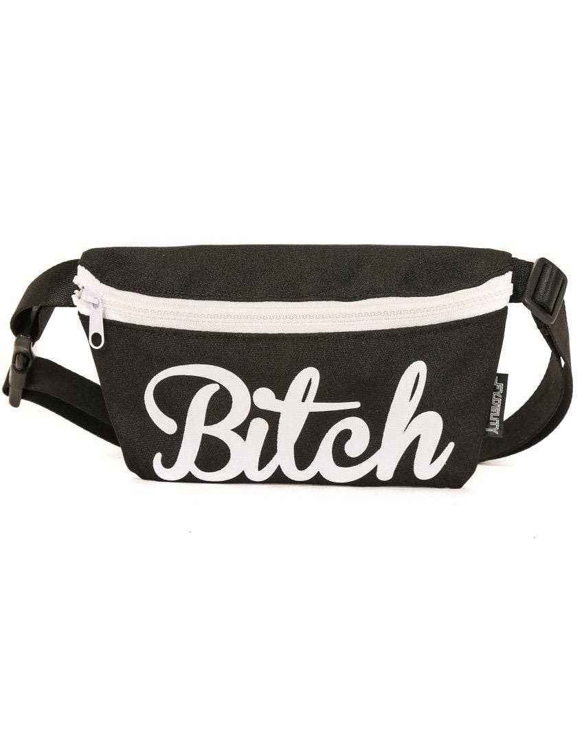 Fanny Pack Bitch Black & White