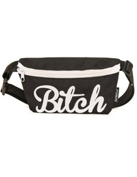 Fanny Pack Bitch Black & White