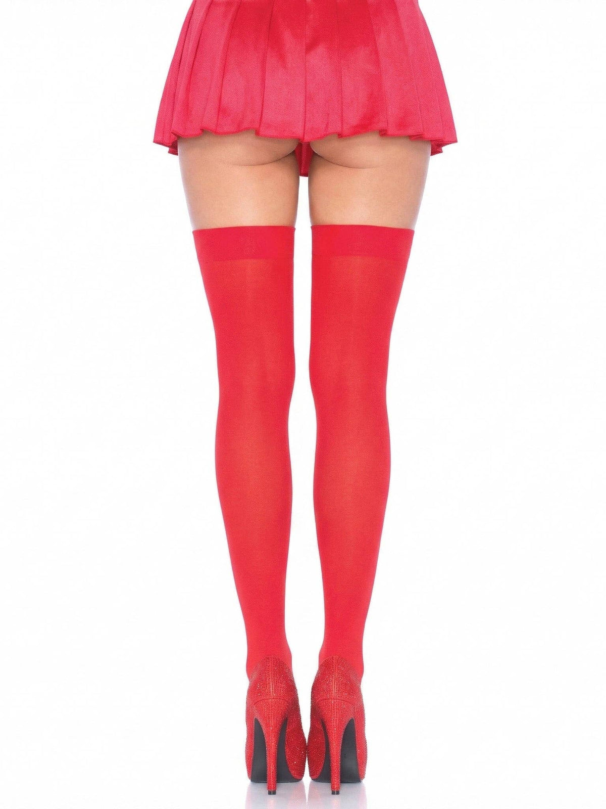 Luna Thigh High Stockings: White / One Size