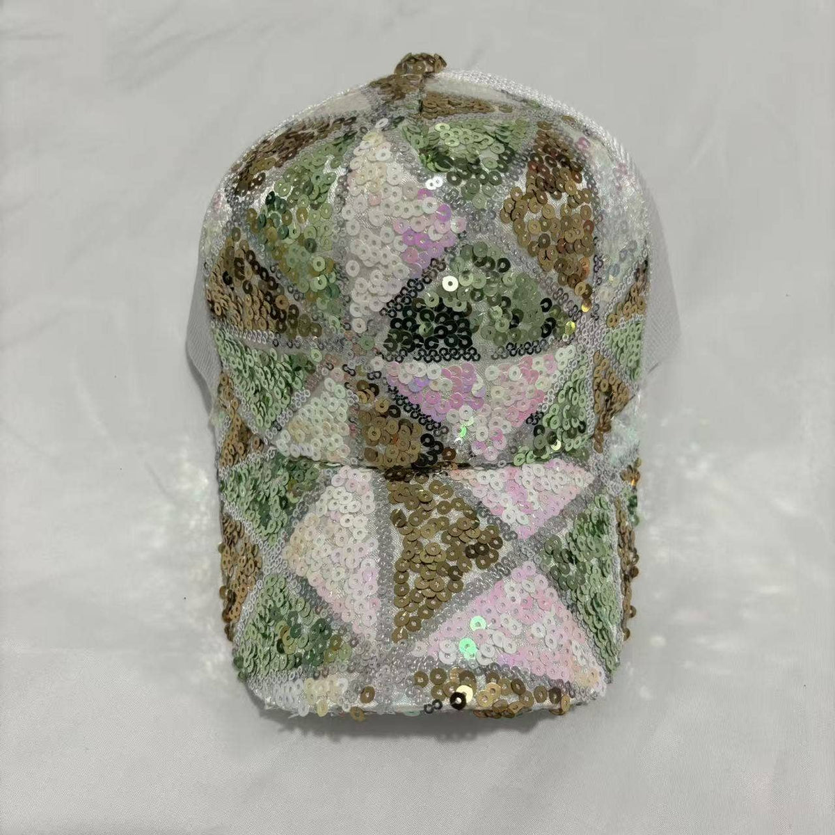 Sequin baseball cap