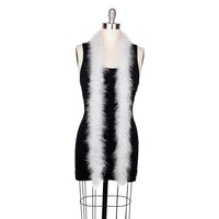 Marabou Feather Boa - Mediumweight - Silver