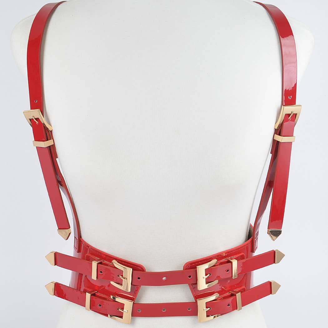 Men’s Faux Leather Harness