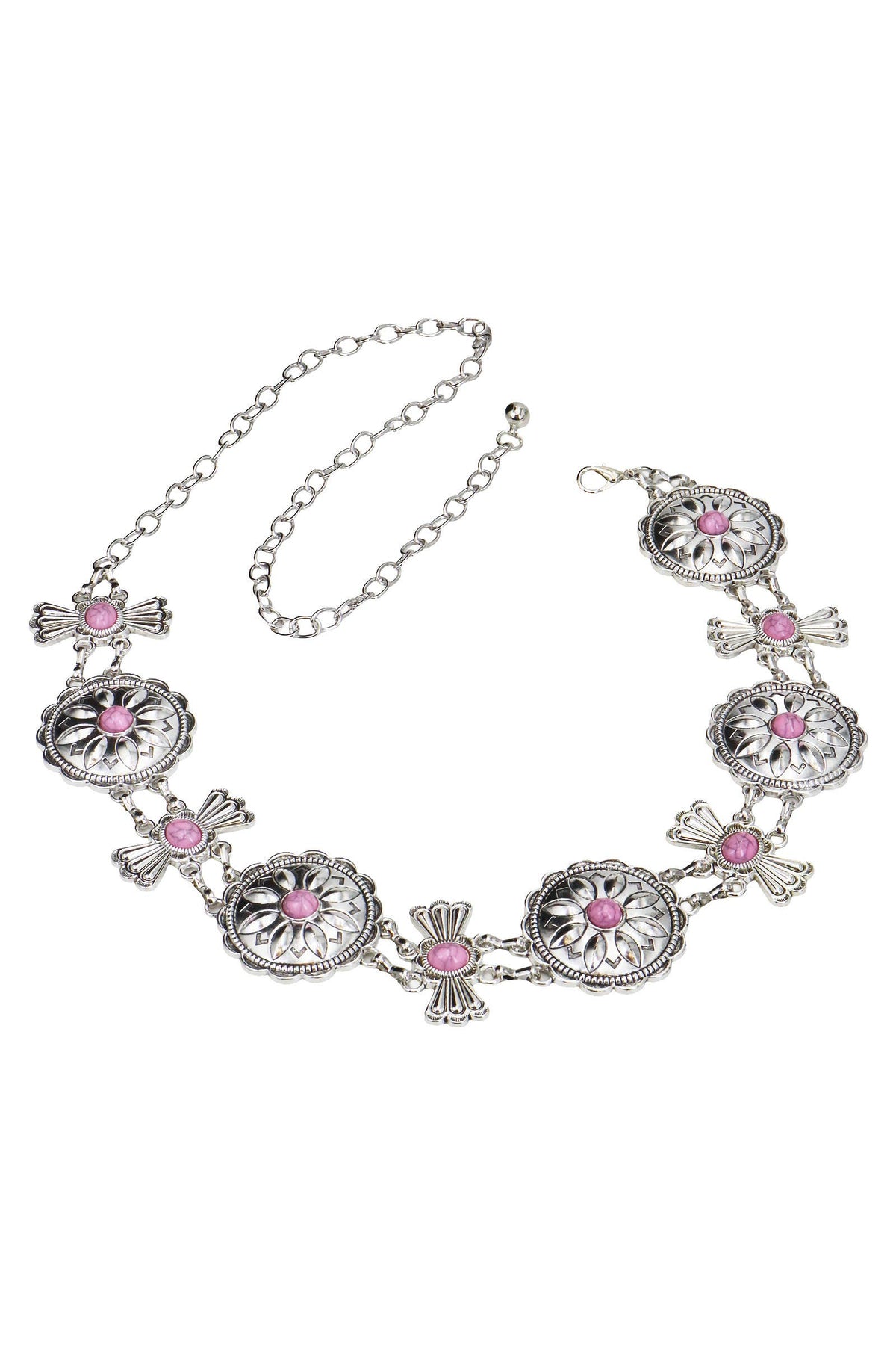 Concho Charm Chain Belt