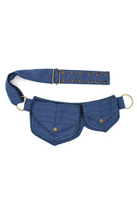 Cotton two Leaf Pocket Waist Belt