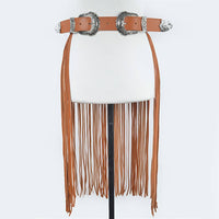 Double Buckle Curtain Fringe Belt